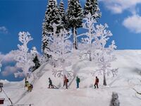 Faller H0 - 181582 - 5 Schneebedeckte Bäume