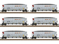 Trix H0 - 24911 - Hopper Car Set BNSF