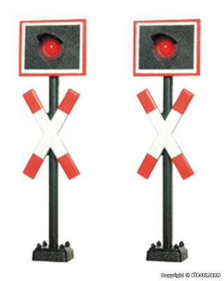 Viessmann - 5058 - H0 Andreaskreuze, 2 Stück - Artikelbild