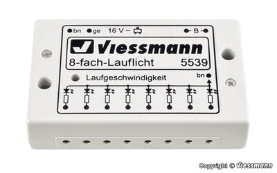 Viessmann - 5539 - 8-fach-Lauflicht **Auslauf** - Artikelbild