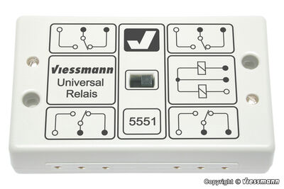 Viessmann - 5551 - Universal-Relais 1 x 4UM - Artikelbild