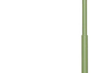 Viessmann H0 - 6012 - H0 Bogen-Gaslaterne grün, LED warmweiß