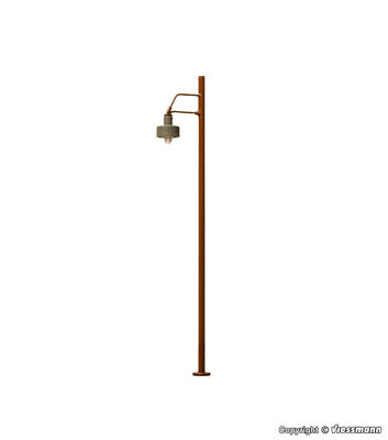 Viessmann H0 - 6065 - H0 Holzmastleuchte, LED warmweiß - Artikelbild