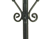 Viessmann N - 6477 - N Parklaterne dreiflammig, schwarz, 3 LEDs warmweiß
