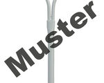 Viessmann N - 6623 - N Bausatz Peitschenleuchte doppelt, 2 LEDs weiß - Artikelbild