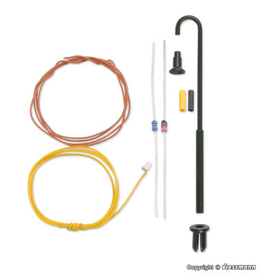Viessmann N - 6624 - N Bausatz Bogenleuchte, LED warmweiß - Artikelbild