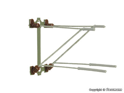 Viessmann H0 - 4172 - H0 Doppelausleger, 5 Stück - Artikelbild