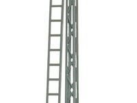Viessmann - 5081 - H0 Beleuchtete Bahnhofsuhr auf Gittermast, LED weiß, Höhe: 7 cm