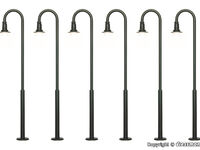Viessmann H0 - 61406 - H0 Bogenleuchte, LED warmweiß, 5+1