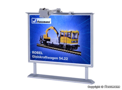 Viessmann H0 - 6336 - H0 Werbetafel mit LED-Beleuchtung - Artikelbild