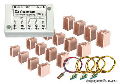Viessmann - 5079 - LED-Hausinnenbeleuchtung mit TV-Simulation - Artikelbild