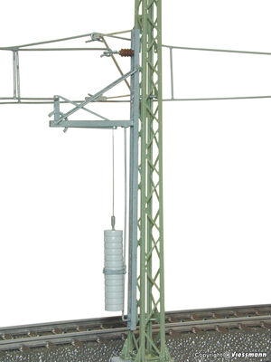 Viessmann H0 - 4165 - H0 Hebelspannwerk mit Abspannmast - Artikelbild