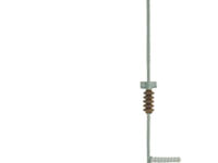 Viessmann N - 4377 - N Halteelement für Quertragwerk, 3 Stück