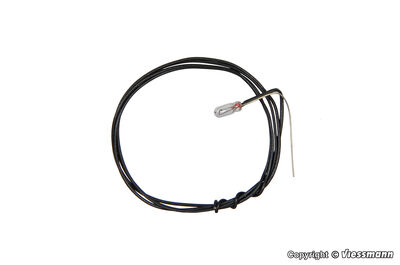Viessmann - 6225 - Glühlampe klar T 1/2, Ø 1,8 mm, 10 V, 30 mA, 1 Kabel, 1 blanker Draht - Artikelbild