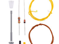 Viessmann N - 6621 - N Bausatz Straßenleuchte, LED weiß