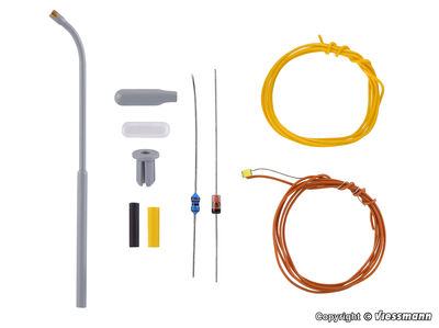 Viessmann N - 6622 - N Bausatz Peitschenleuchte, LED weiß - Artikelbild