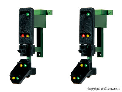 Viessmann H0 - 4753 - H0 Einfahrsignalköpfe mit Vorsignal und Multiplex- Technologie, 2 Stück - Artikelbild