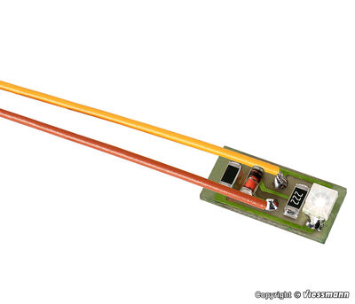 Viessmann - 6008 - Hausbeleuchtung mit 1 LED weiß, 10 Stück - Artikelbild
