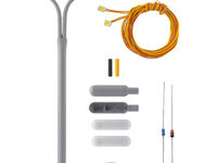 Viessmann H0 - 6723 - H0 Bausatz Peitschenleuchte doppelt, 2 LEDs weiß