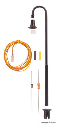 Viessmann H0 - 6724 - H0 Bausatz Bogenleuchte, LED weiß - Artikelbild