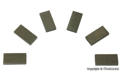 Viessmann - 6841 - Fahrzeugmagnete, 6 Stück - Artikelbild