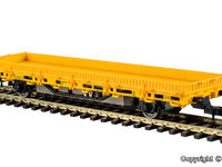 Viessmann H0 - 2315 - H0 Niederbordwagen mit Antrieb, gelb, Funktionsmodell für Zweileitersysteme **Auslauf**