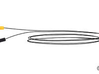 Viessmann - 3561 - LED gelb mit angelöteten Kabeln, 5 Stück