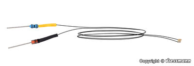 Viessmann - 3561 - LED gelb mit angelöteten Kabeln, 5 Stück - Artikelbild