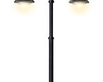Viessmann H0 - 6109 - H0 Bahnsteigleuchte Baden-Baden, doppelt, 2 LEDs warmweiß - Artikelbild