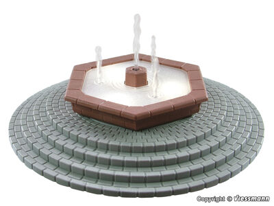 Viessmann H0 - 1316 - H0 Mehrstrahliger Zierbrunnen mit LED-Beleuchtung, bewegt - Artikelbild