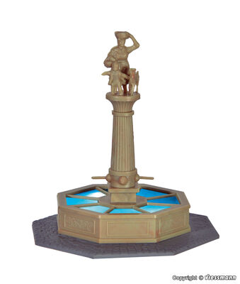 Viessmann H0 - 1351 - H0 Brunnen am Marktplatz mit LED-Beleuchtung - Artikelbild