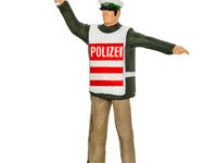 Viessmann H0 - 1518 - H0 Polizist mit beleuchteter Kelle