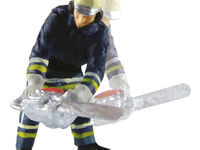 Viessmann H0 - 1541 - H0 Feuerwehrmann mit Kettensäge, bewegt