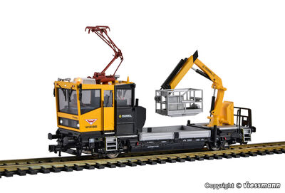 Viessmann H0 - 2618 - H0 ROBEL Gleiskraftwagen 54.22 WIEBE *A* Prüfpantograph und Arbeitskorb, Funktionsmodell 2L - Artikelbild