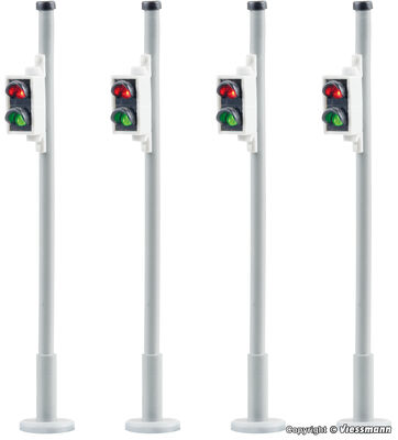 Viessmann - 5096 - H0 Fußgängerampel, 4 Stück - Artikelbild