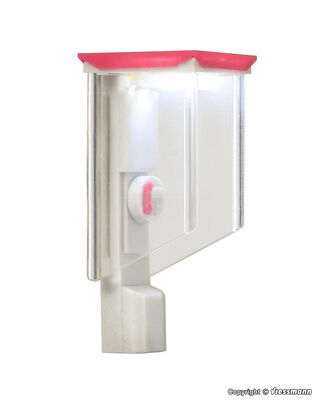 Viessmann H0 - 1373 - H0 Telefonzelle Telekom offen mit LED-Beleuchtung - Artikelbild