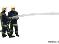 Viessmann H0 - 1542 - H0 Feuerwehrmänner beim Löschangriff