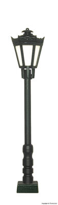 Viessmann H0 - 60701 - H0 Parklaterne schwarz mit Kontaktstecksockel, LED warmweiß - Artikelbild