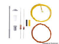 Viessmann TT - 6921 - TT Bausatz Straßenleuchte, LED weiß
