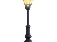 Viessmann - 7174 - Z Nostalgische Parklaterne, LED warmweiß