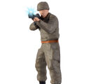 Viessmann H0 - 1530 - H0 Soldat, stehend mit Gewehr und Mündungsfeuer - Artikelbild