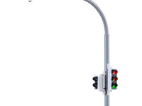 Viessmann - 5094 - H0 Bogenampel mit Fußgängerampel und LEDs, 2 Stück