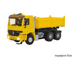 Viessmann H0 - 8015 - H0 MB ACTROS 3-achs Muldenkipper mit Rundumleuchten, gelb, Basis, Funktionsmodell - Artikelbild