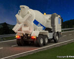 Viessmann H0 - 8031 - H0 MB ACTROS 3-achs Betonmischer mit Rundumleuchten, Basis, Funktionsmodell - Artikelbild