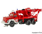 Viessmann H0 - 8051 - H0 Feuerwehr MAGIRUS DEUTZ 3-achs Bergekran mit Rundumleuchte, Basis, Funktionsmodell - Artikelbild