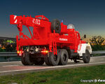 Viessmann H0 - 8051 - H0 Feuerwehr MAGIRUS DEUTZ 3-achs Bergekran mit Rundumleuchte, Basis, Funktionsmodell - Artikelbild
