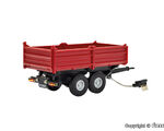 Viessmann H0 - 8214 - H0 Tandem Kipper, rot, Funktionsmodell - Artikelbild