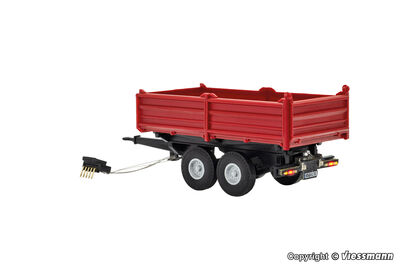 Viessmann H0 - 8214 - H0 Tandem Kipper, rot, Funktionsmodell - Artikelbild