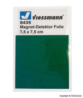 Viessmann H0 - 8435 - Magnet-Detektor Folie L 7,5 x B 7,5 cm - Artikelbild