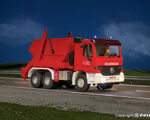 Viessmann H0 - 8053 - H0 Feuerwehr MB ACTROS 3-achs Absetzkipper mit Rundumleuchten, Basis, Funktionsmodell - Artikelbild